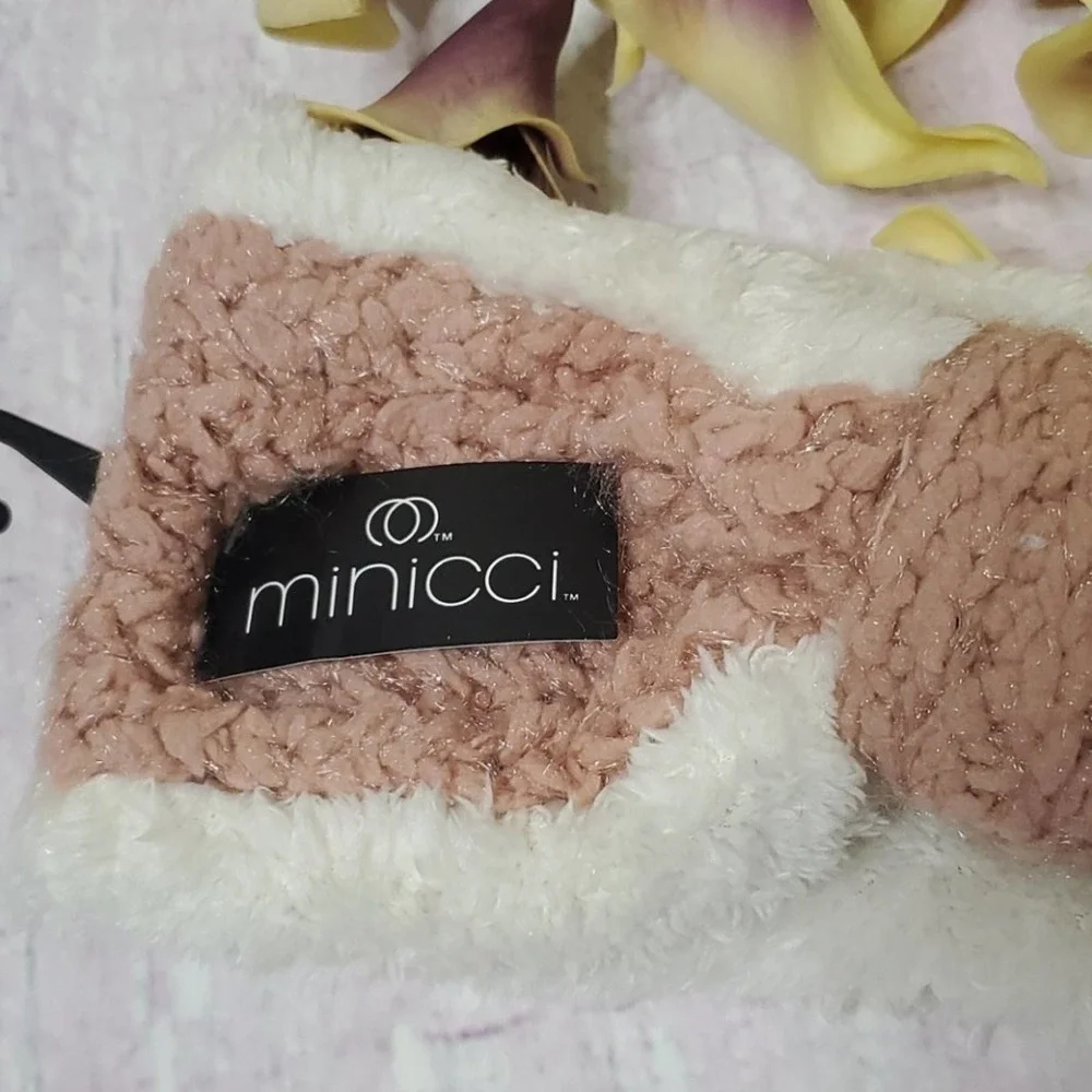 NWT Minicci Faux Fur Lined Headband